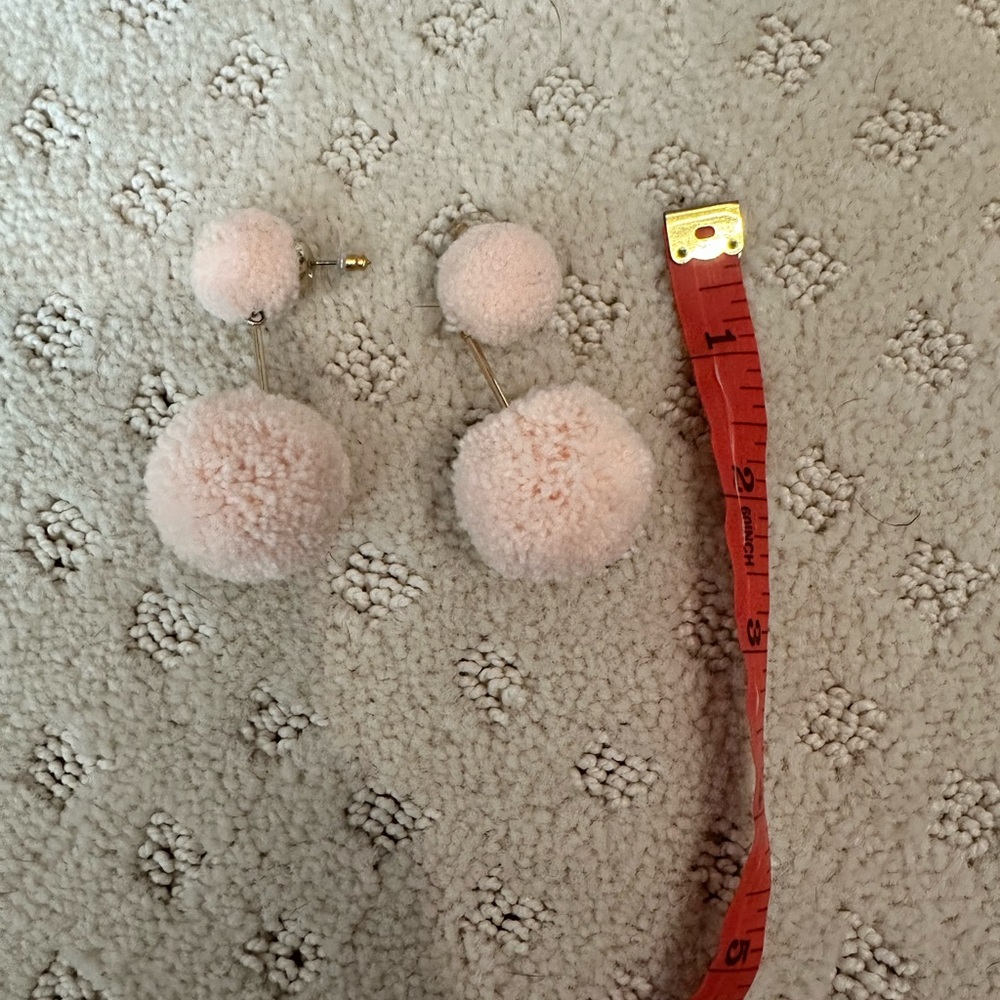 Baublebar Pink Pom Pom Earrings